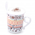 Bộ ly sứ coffee (cam)