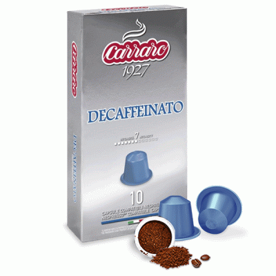 Combo 2 hộp Cà phê viên nén Carraro Decaffeinato