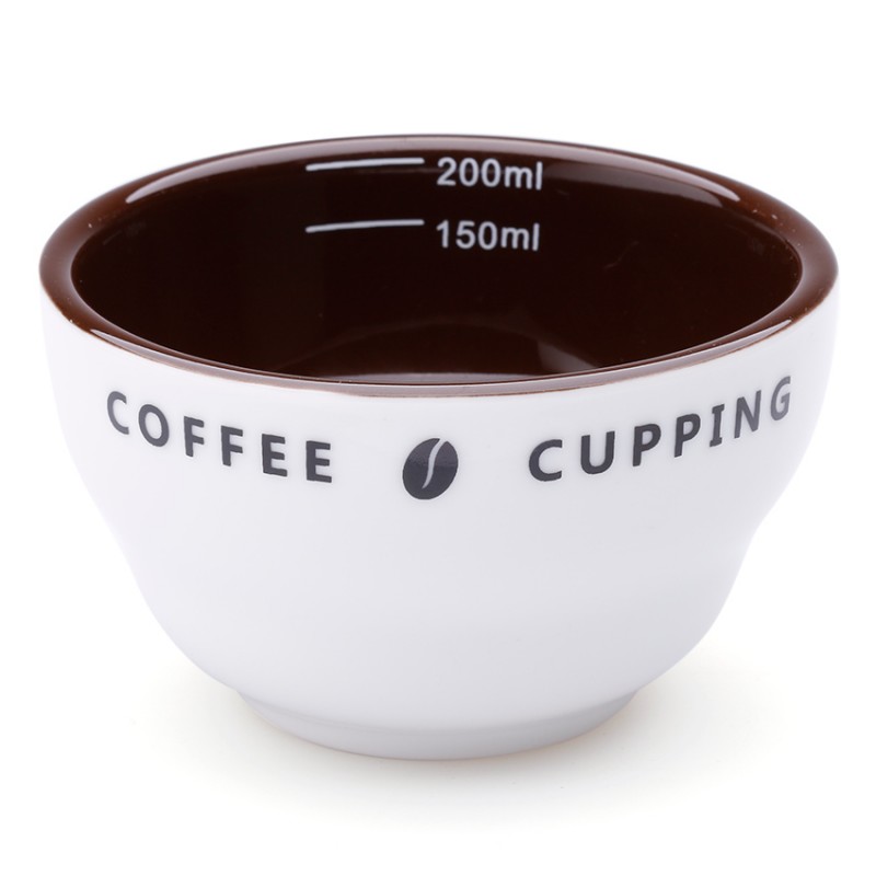 Bộ 6 ly sứ cupping (nâu)